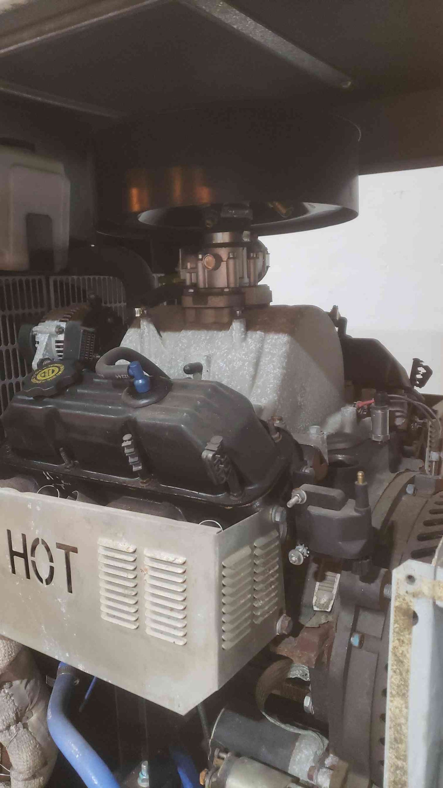 AS IS 30KW Generac 120/240V 125A 1PH LP Nat Gas Chrysler Generator(SKU: 110995)