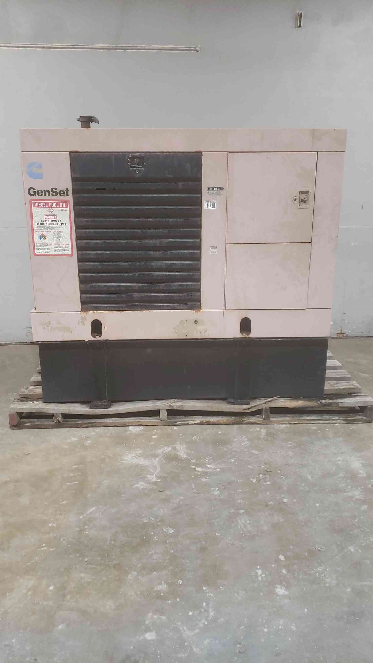 45KW Cummins 1&3PH Diesel Generator 4BT3.9-CC1 874Hrs (SKU: 110997)