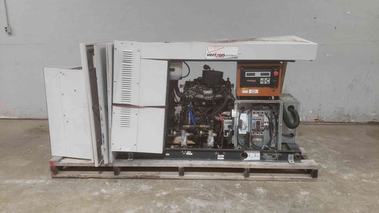 AS-IS 35KW Generac Mitsubishi 1PH LP Nat Gas Generator 0053501 474.5Hrs
