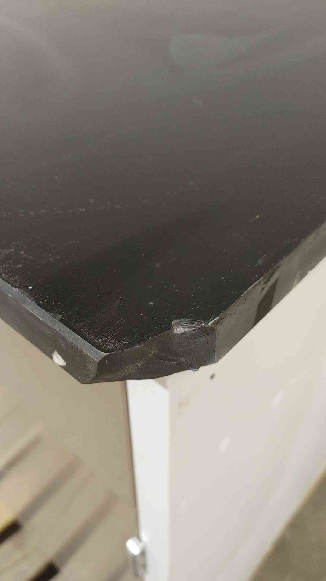 8' Hamilton Lab Desk/Table W/ Nozzles Metal Lab Casework (SKU: 111386)