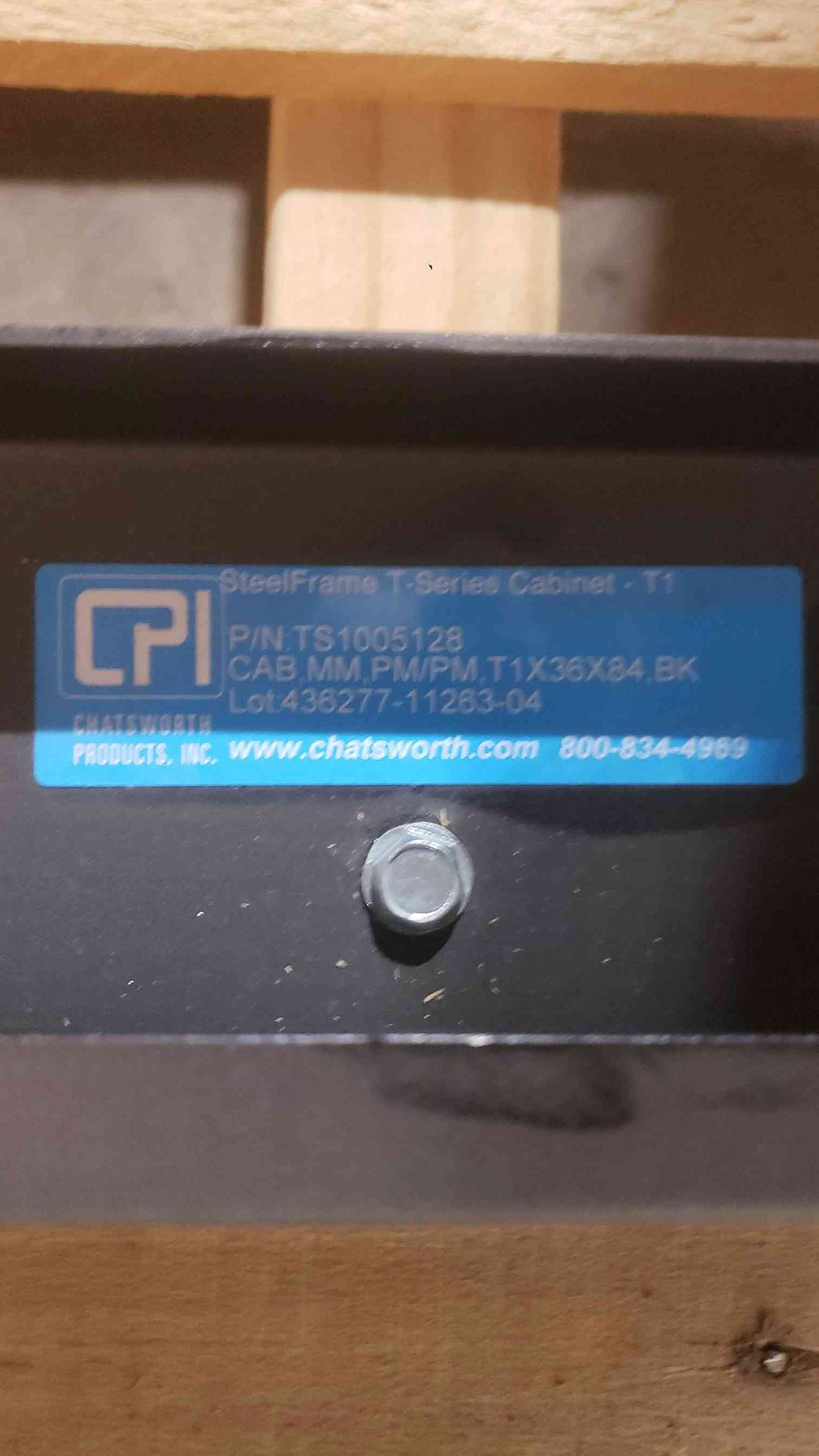 NEW CPI 45U Fully Enclosed Server Rack TS1005128 (SKU: 111413)