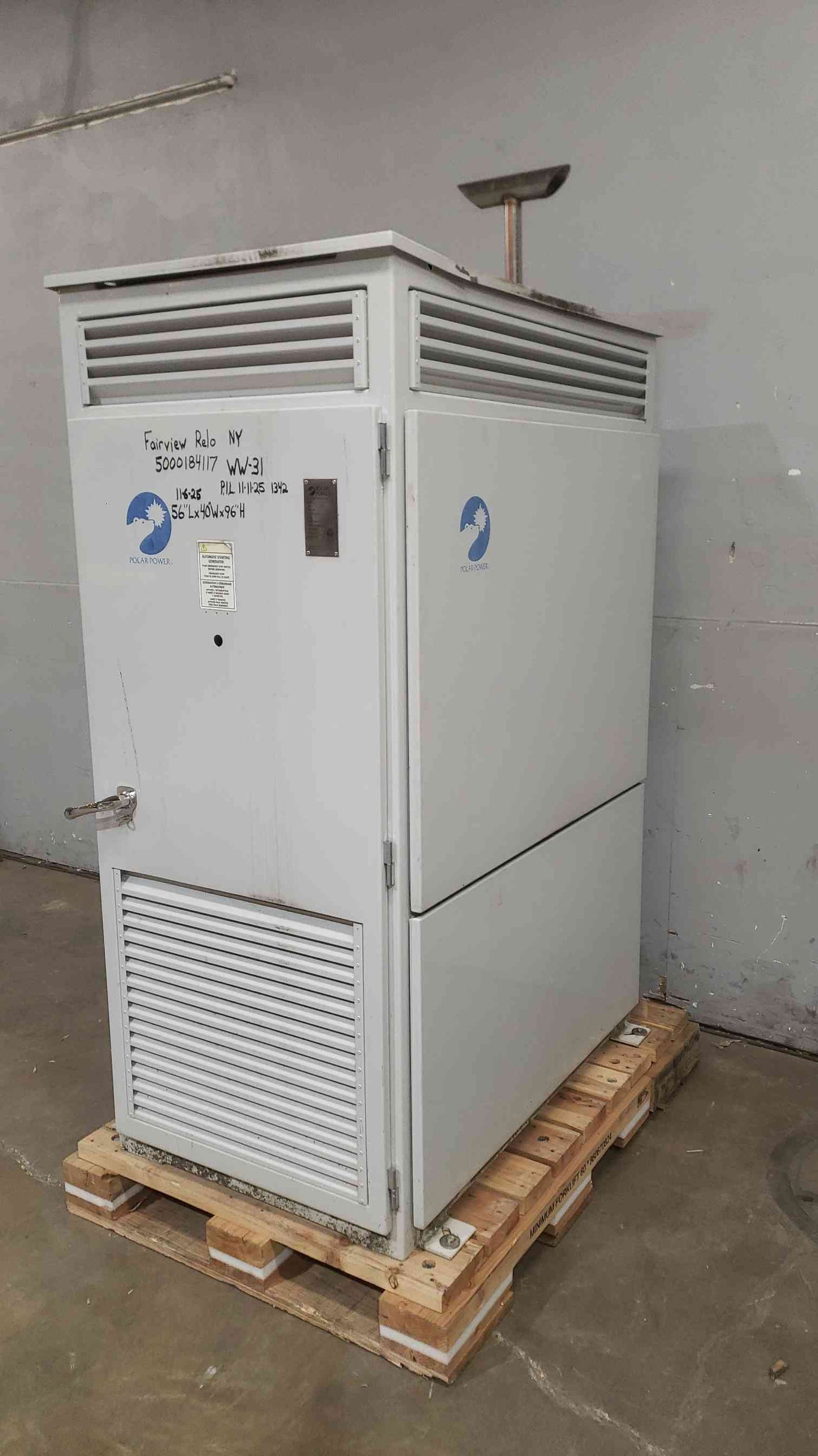 15KW Polar Power 8340-603-NG-15-02 270A Nat Gas 2Hrs. (SKU: 111456)