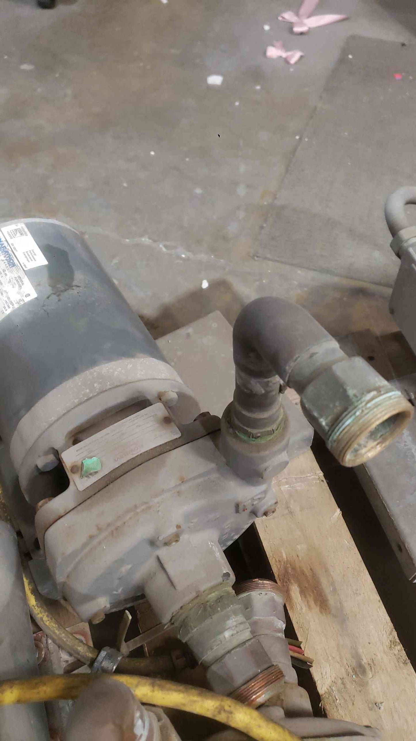 Marathon 3HP 208-230/460 3PH Motor & Pump JVB 145TTDR5503DB P (SKU: 111914)