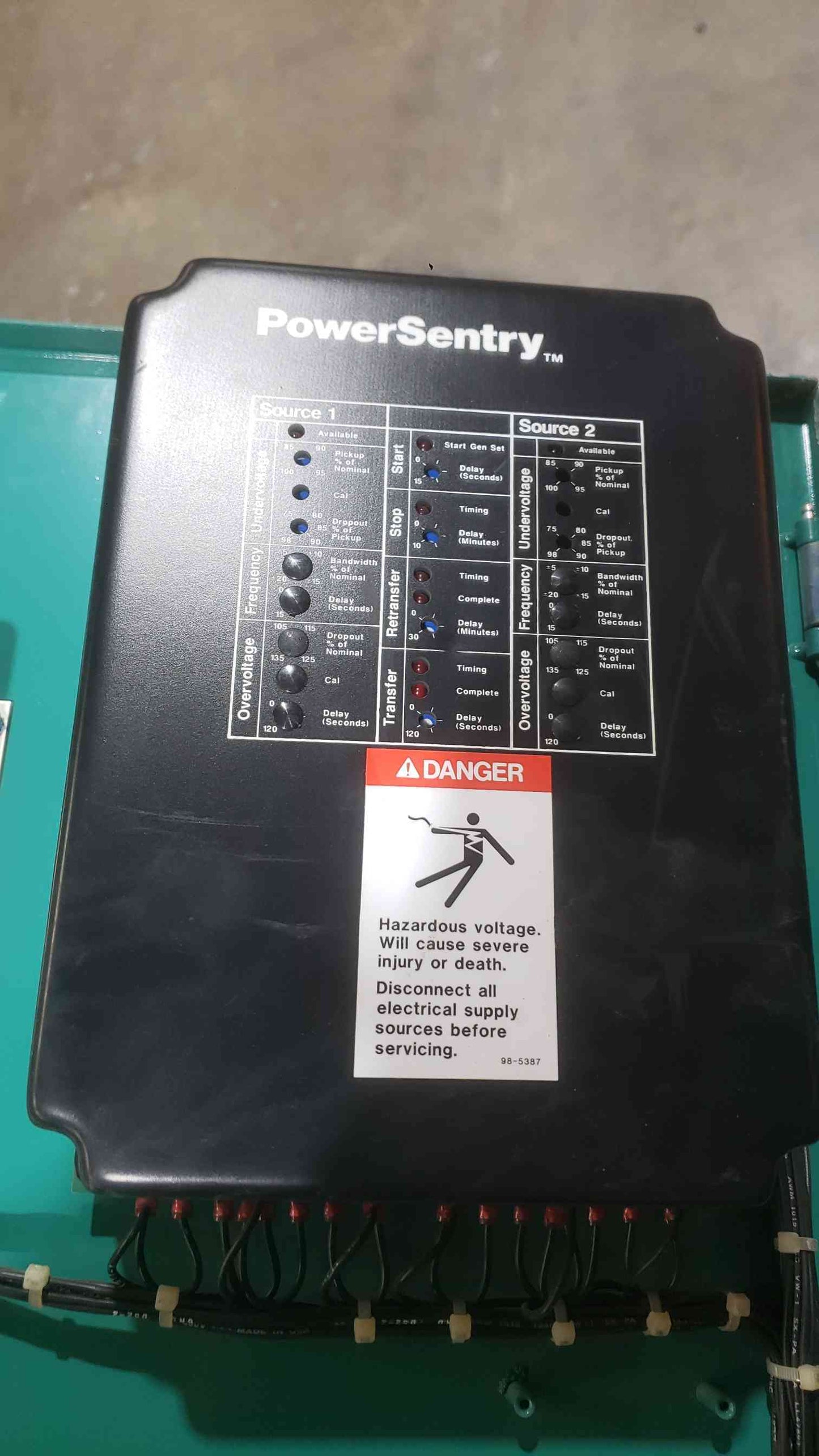 Onan 225A 120/208V 3PH 4W Automatic Transfer Switch ATS OTCU 225C 14G (SKU: 112164)