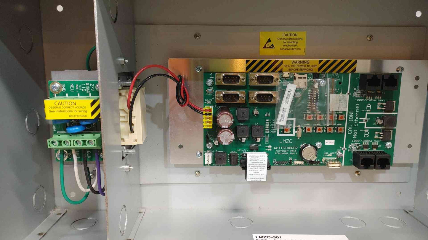 WattStopper LMZC-301 Digital Lighting Management Zone Controller,Scheduler,& Network Interface(SKU: 112669)
