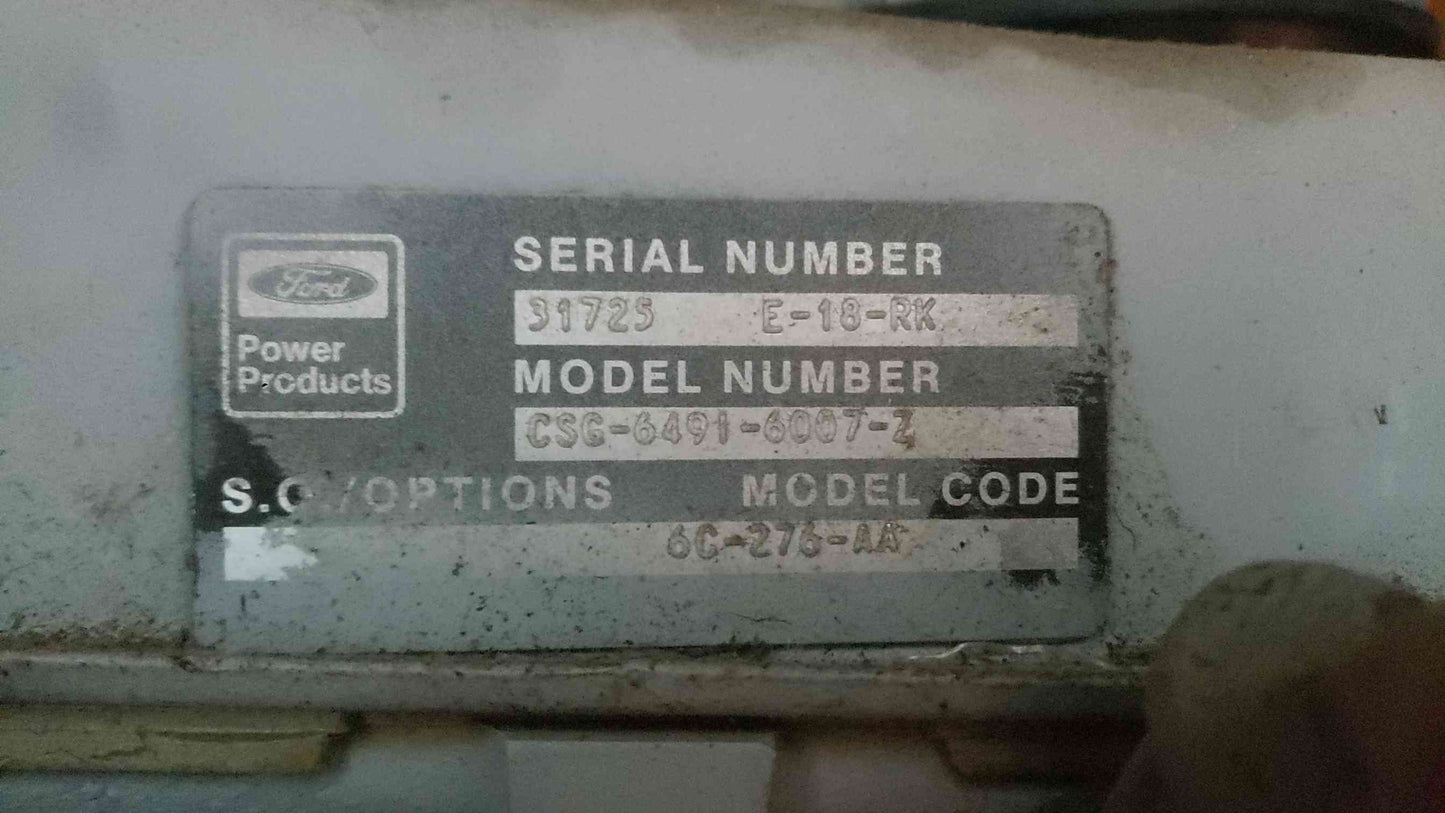 AS-IS MagneTek RNS 500 Generator 40KW 120/240 167A 1PH LP Nat Gas 691 Hrs. (SKU: 113303)