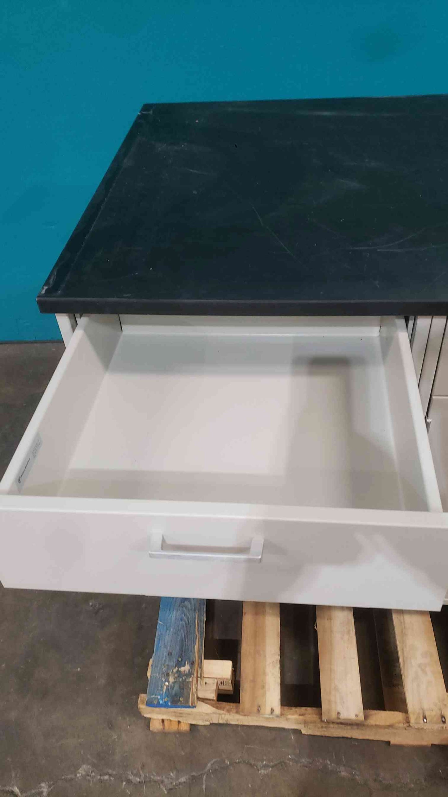 Fisher Hamilton 57" Mixed Casework W/ Black Epoxy Top (SKU: 113575)
