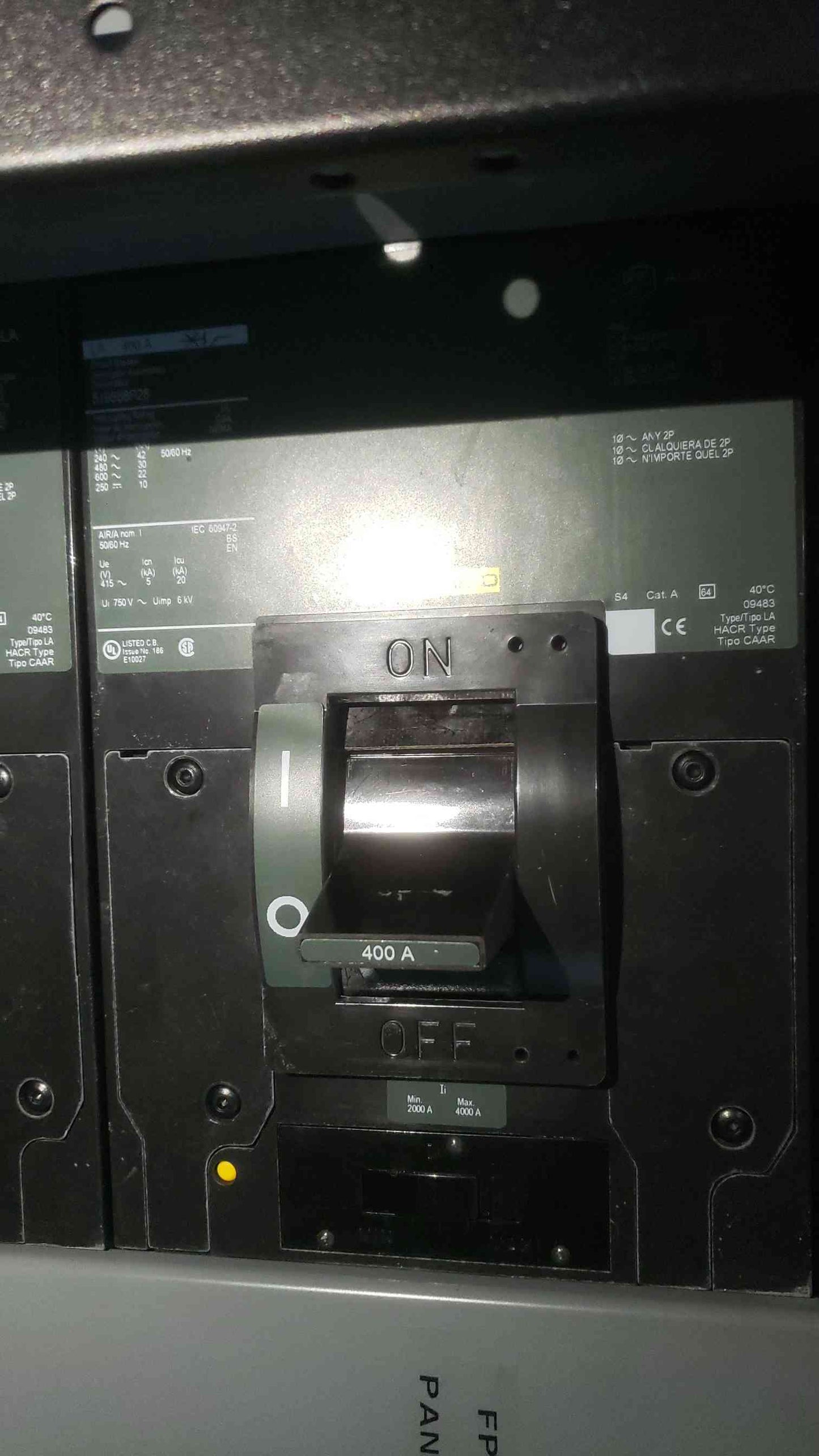Liebert FPC 150kVA Power Distribution Unit PDU FPA30C150P 480V 208V 120V Square D