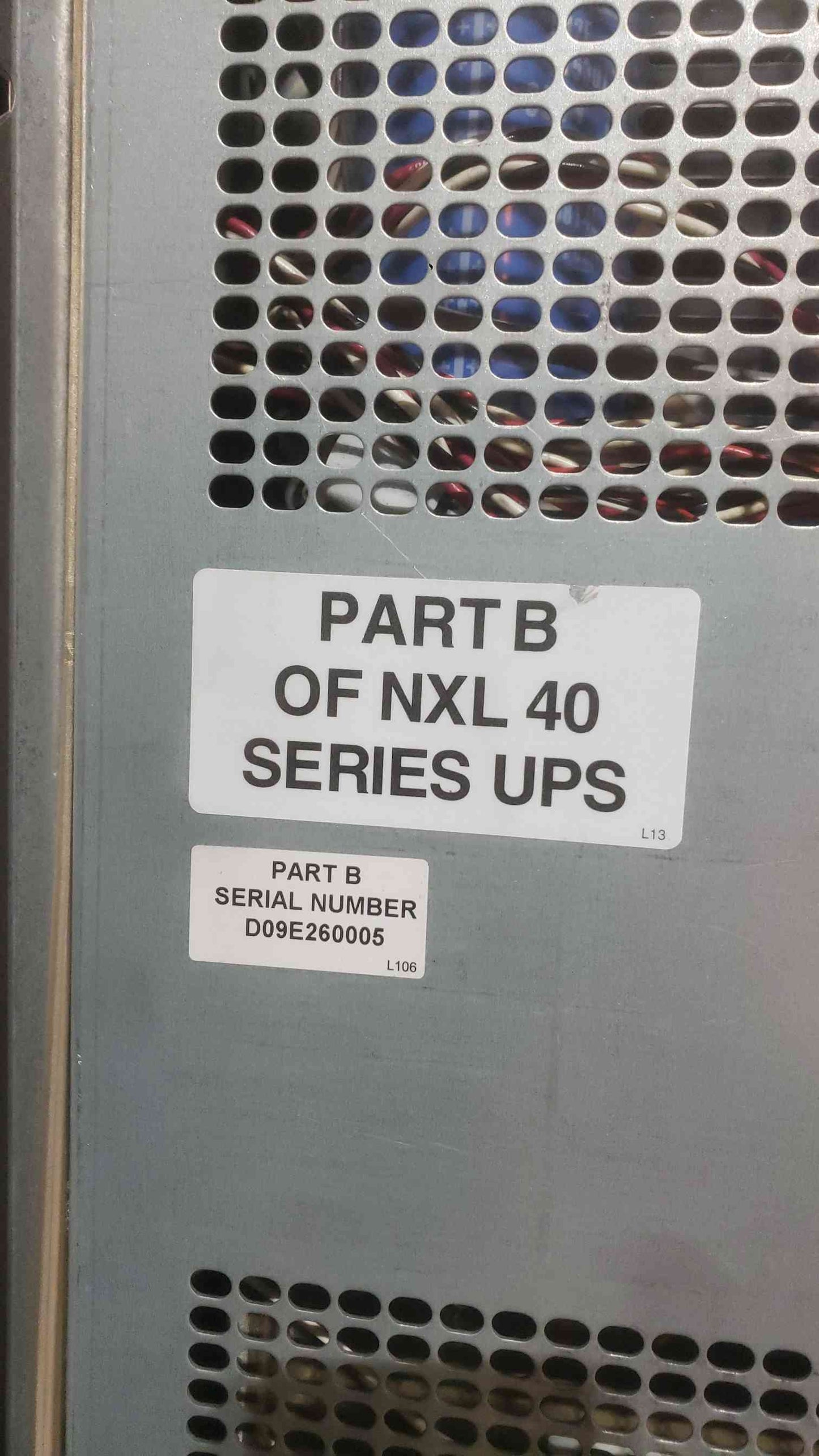 Liebert NXL 750kVA 675kW 3 Phase Online UPS System 575V 40MM750303IBS02 Emerson