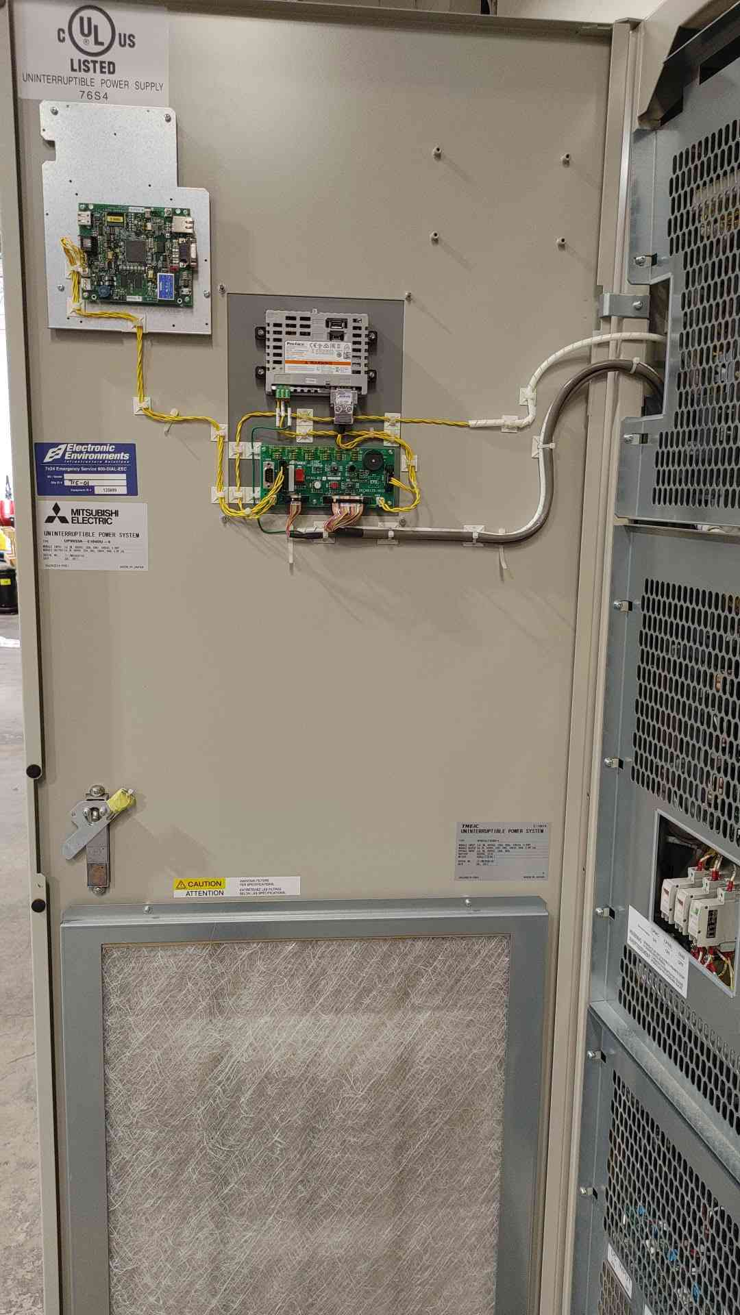 Mitsubishi Aegis UP9933A 100kVA 90kW 480V 3 Phase Uninterruptible Power Supply