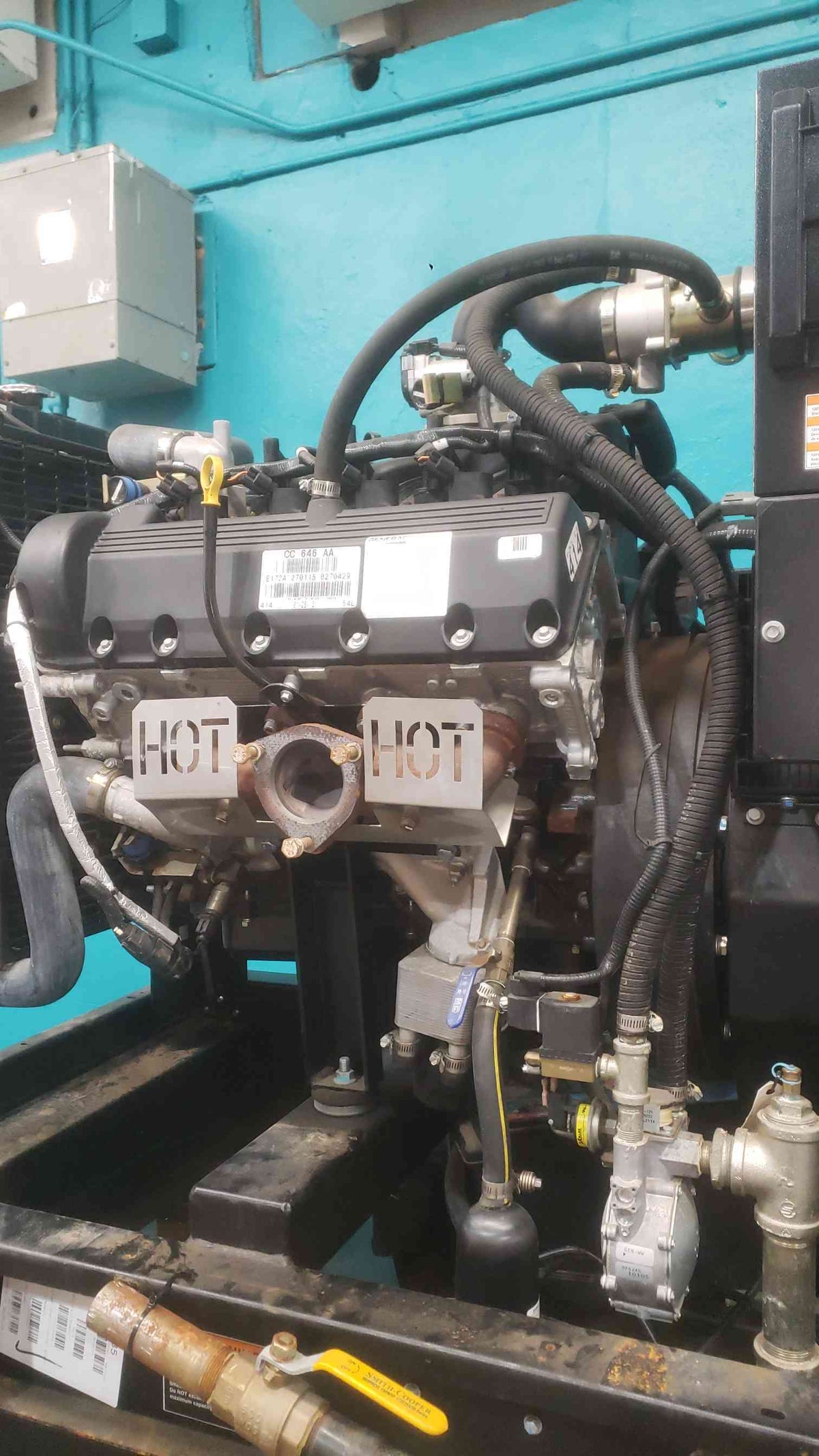Generac 35kW NG/LP Generator 120/240V 1PH SG035 Open Skid 711 Hrs