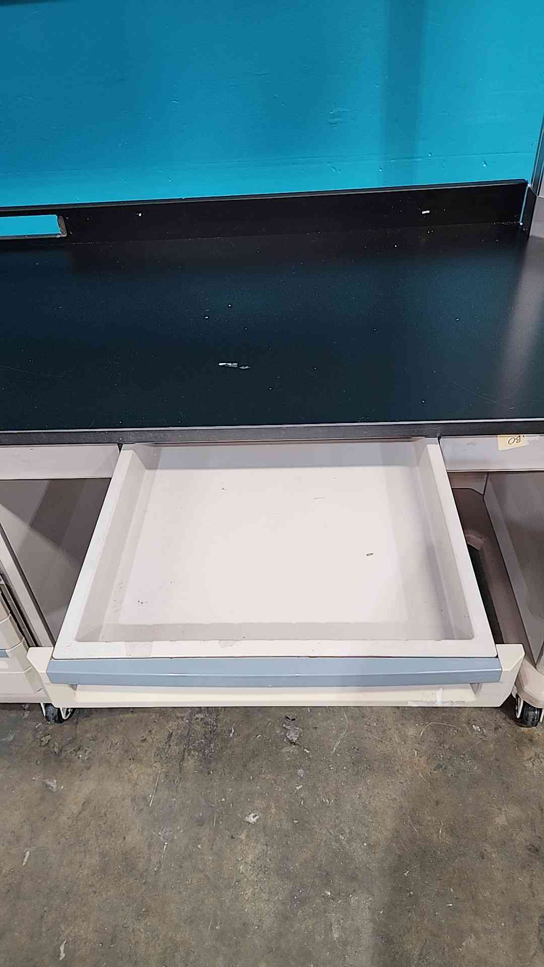 Rolling 63" Lab Desk/Table W/ Shelf & Drawers (SKU: 115250)