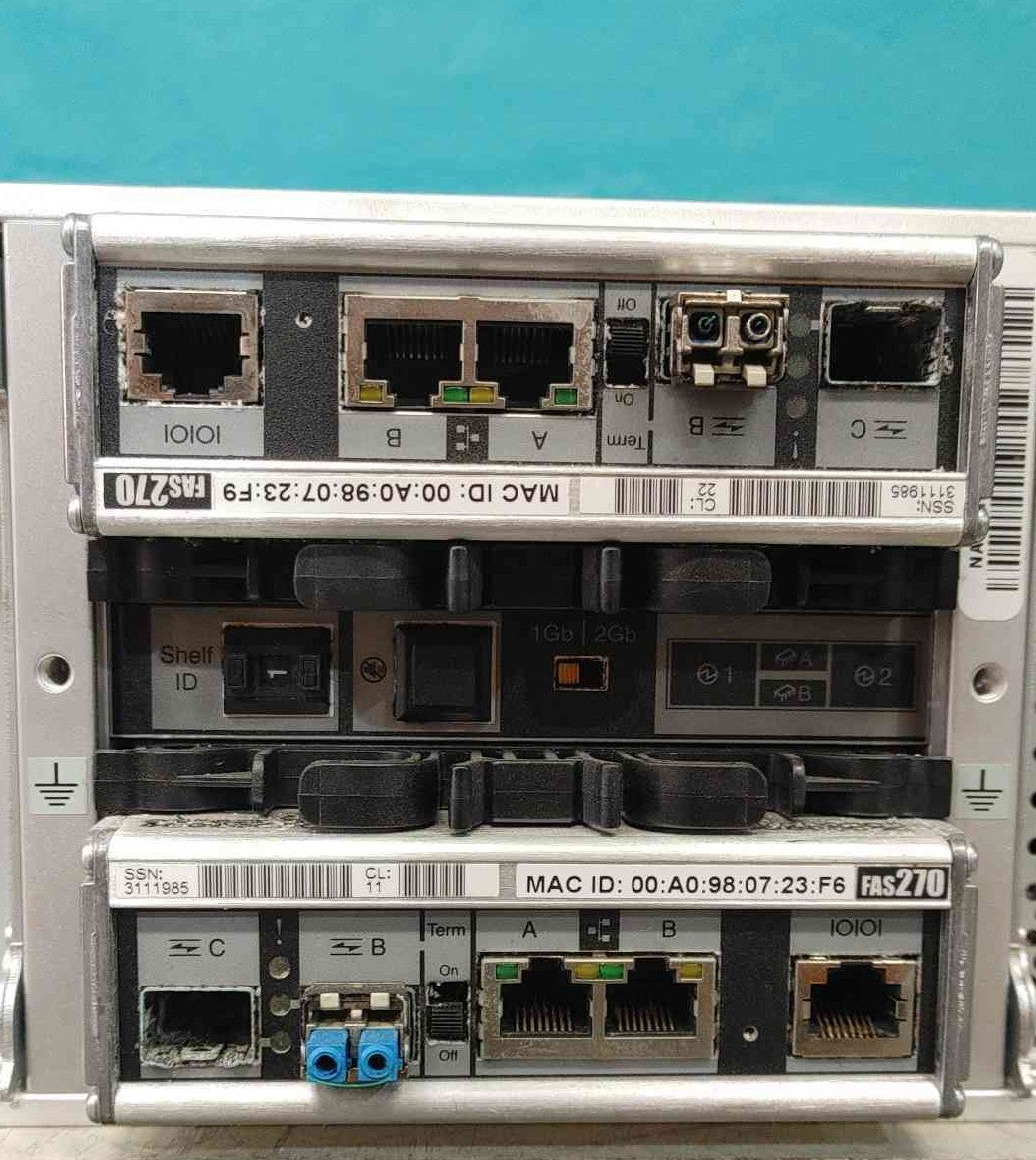 NetApp FAS270 Dual Controller Storage Array System 14-Bay 300GB Fibre Channel
