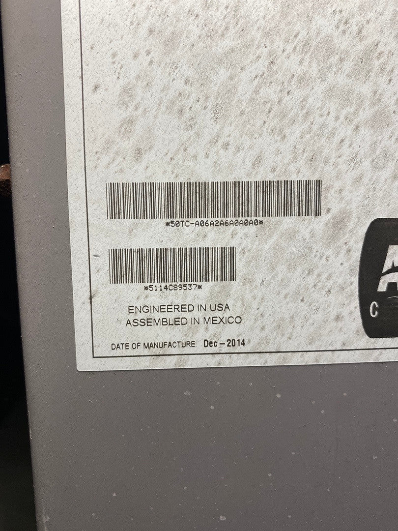 Carrier 50TCA06 5 Ton WeatherMaker 460v Packaged RTU 2014
