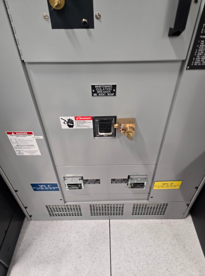 800A Siemens UPS Paralleling Switchboard & MBP 480V '16 -90601