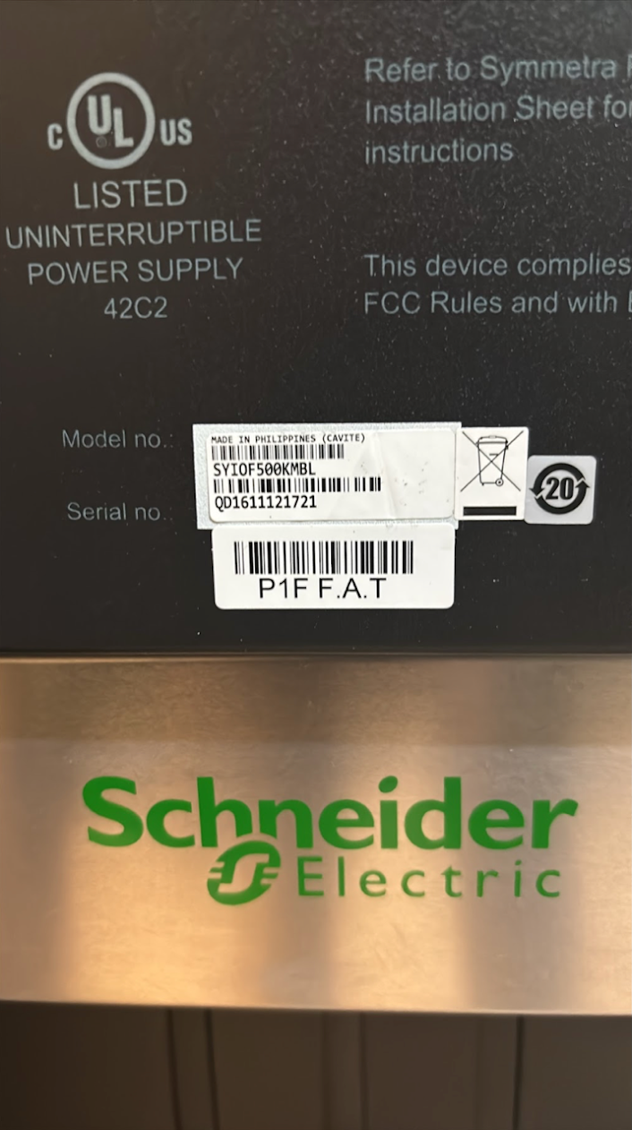 APC Symmetra UPS 200KW / 250KW UPS SYIOF500KMBL