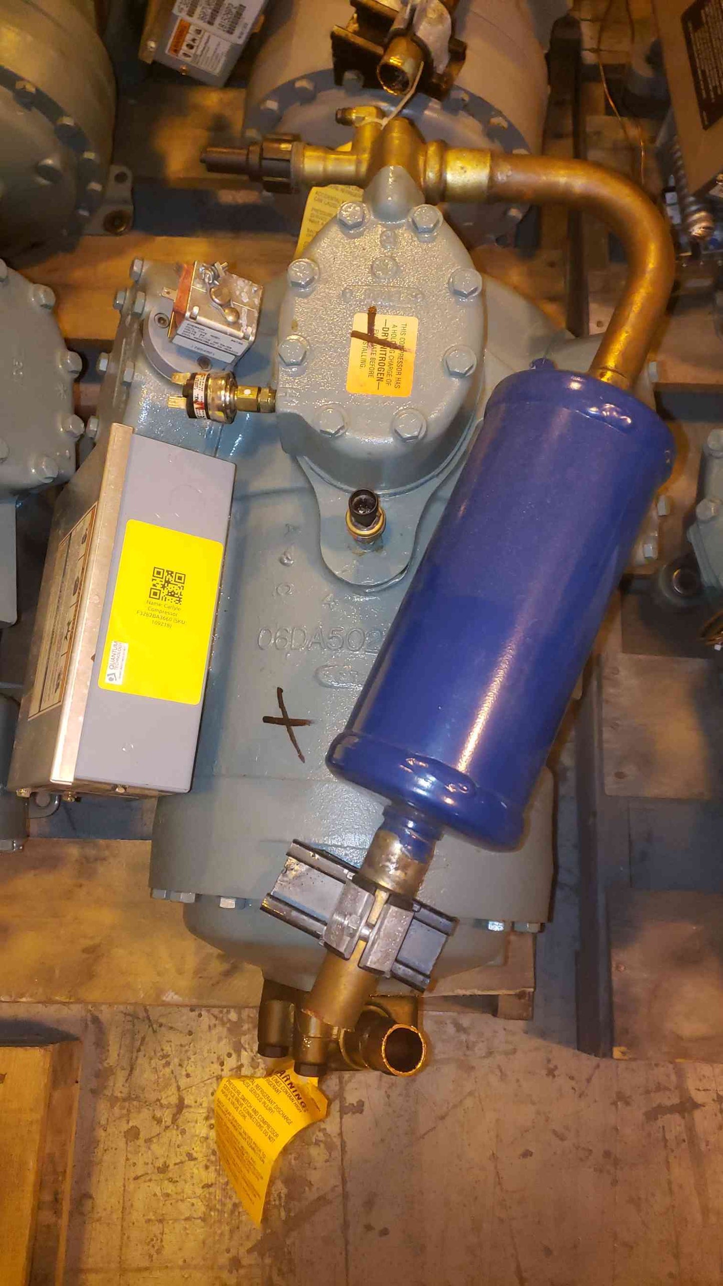 Carlyle Compressor F3282BA3660 10 HP 400/460V, 3-phase, 50/60Hz 3 Mast