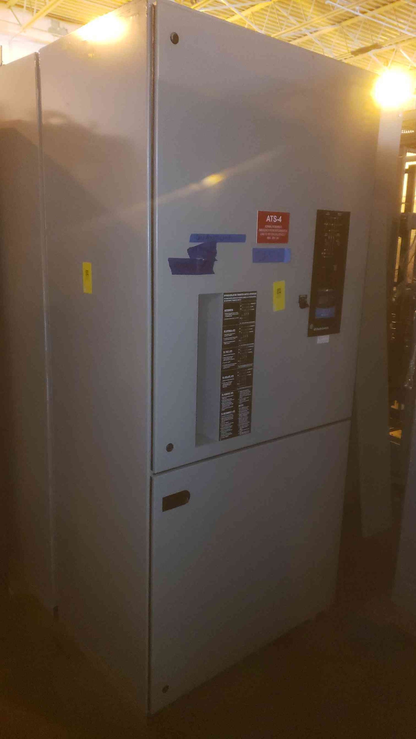 GE Zenith 800A 277/480V ATS ZB5DB08031-07 Transfer & Bypass Isolation (SKU: 110147)