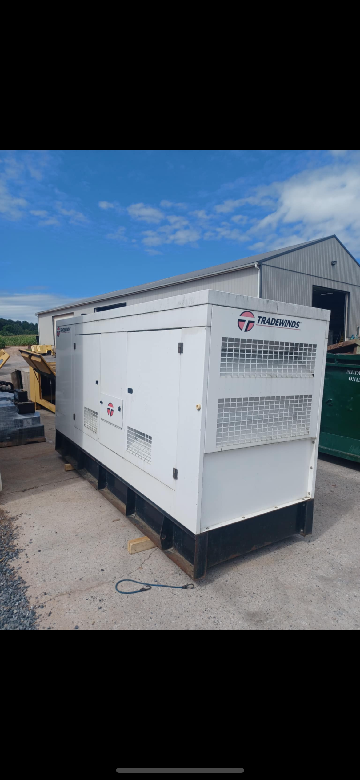 325KW Tradewinds Doosan Diesel Generator 1&3PH 78 Hrs Tested