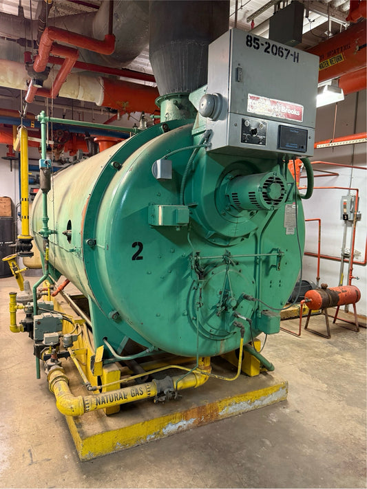 125HP Cleaver-Brooks CB700-125 Gas Fired Boiler Assembly 480V 11A 3PH  U557263