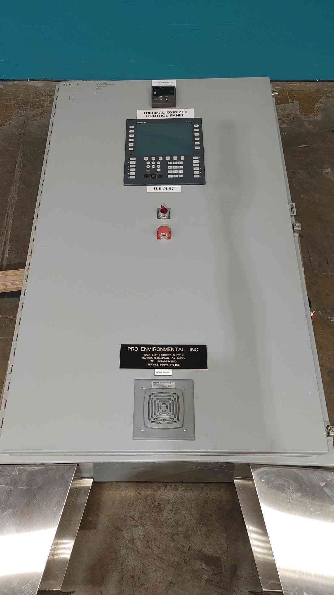Trimax Pro Environmental Thermal Oxidizer PLC Control Panel Hoffman Allen Bradley