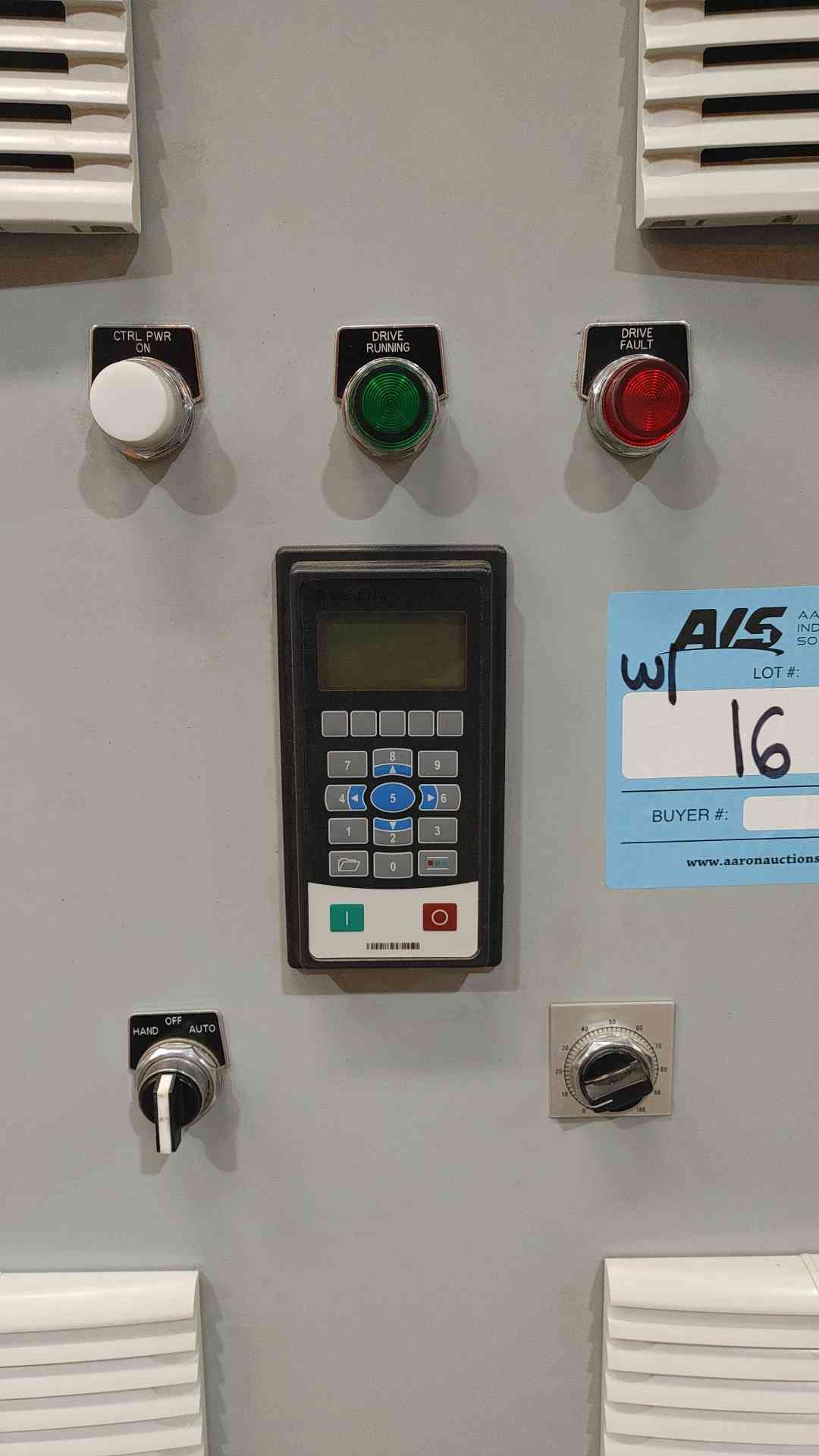 Allen Bradley PowerFlex VFD Control Panel Enclosure Rittal Fan VFD#1 E-5017