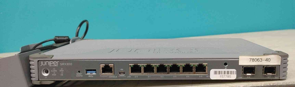 Juniper SRX300 Services Gateway Firewall Router 8-Port Gigabit SRX300-SYS-JB