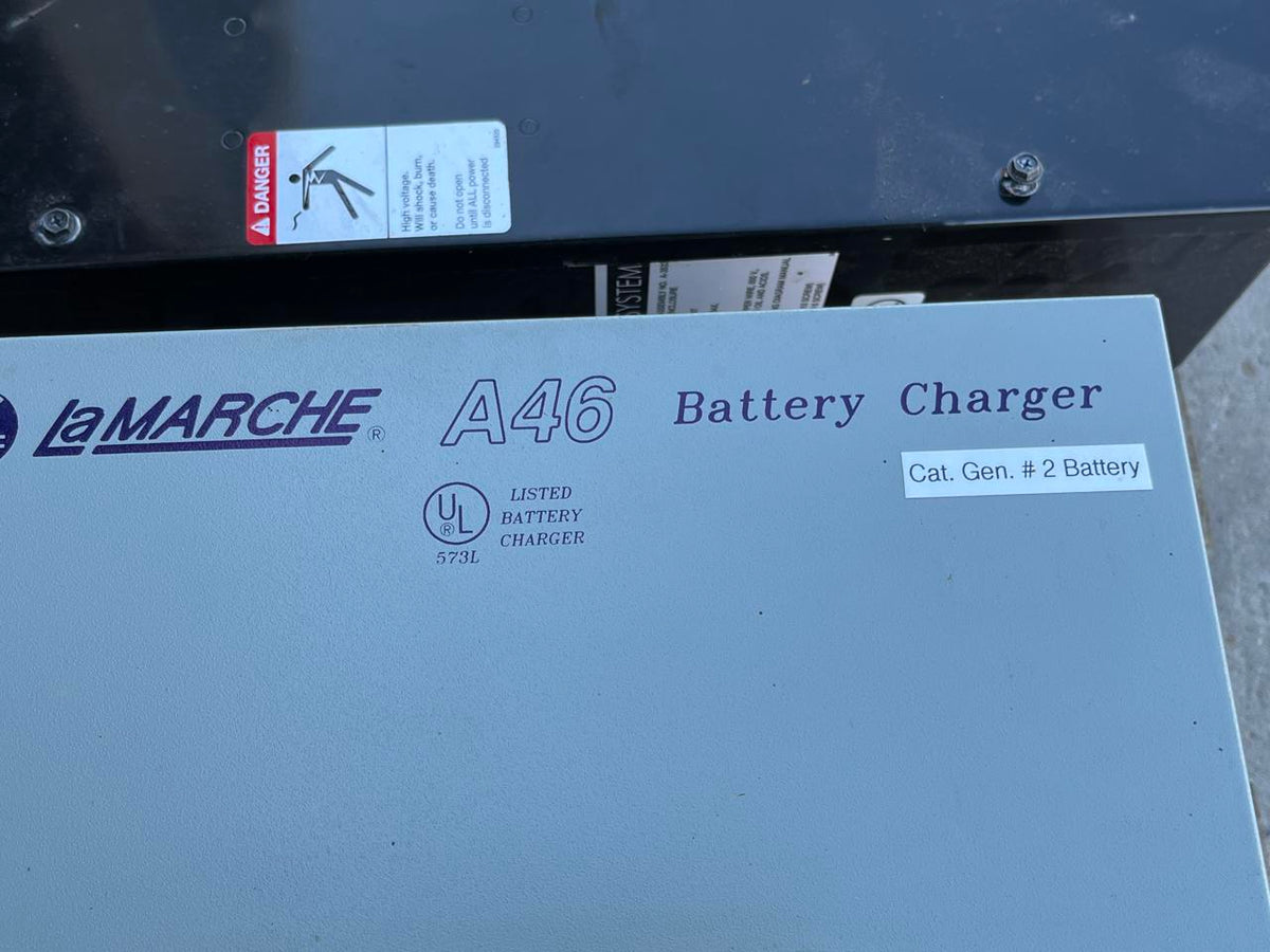 La Marche Model A46 Battery Charger for 2MW Cummins Gensets DSLP1013