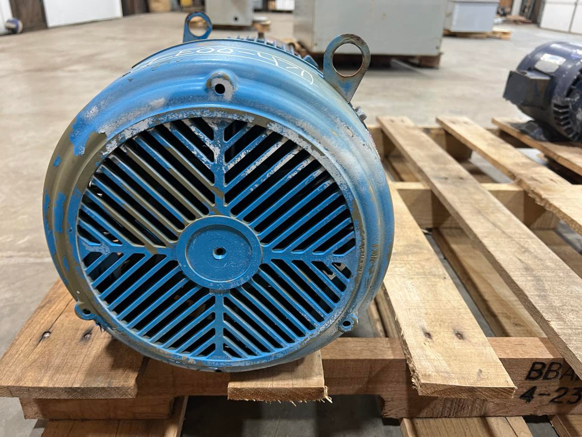 Unimount Electric 3 Phase AC Motor, 10 HP, with 1 3/8″ Shaft, 1755 RPM, Used