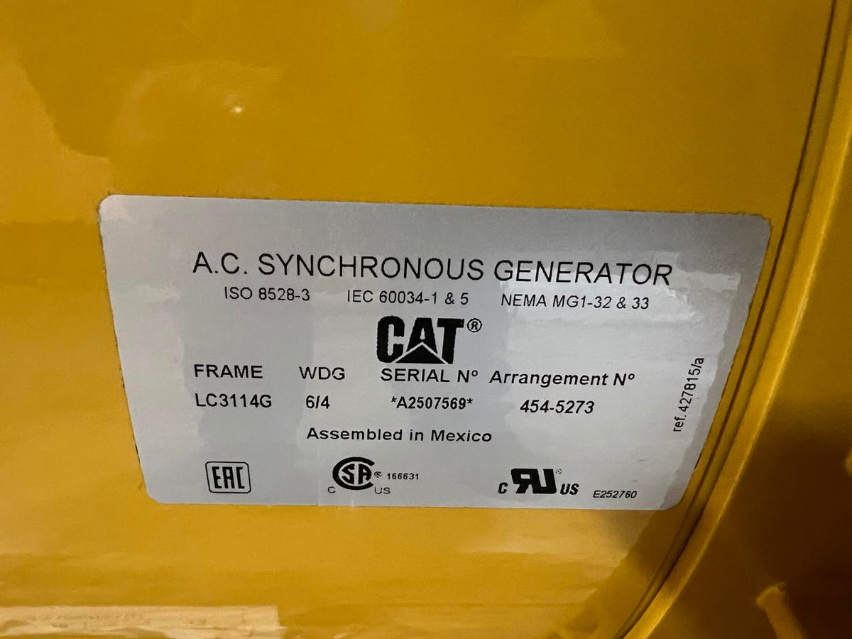 130 kW CAT New Surplus Generator End, 12 Wire Reconnectable DSLP1113