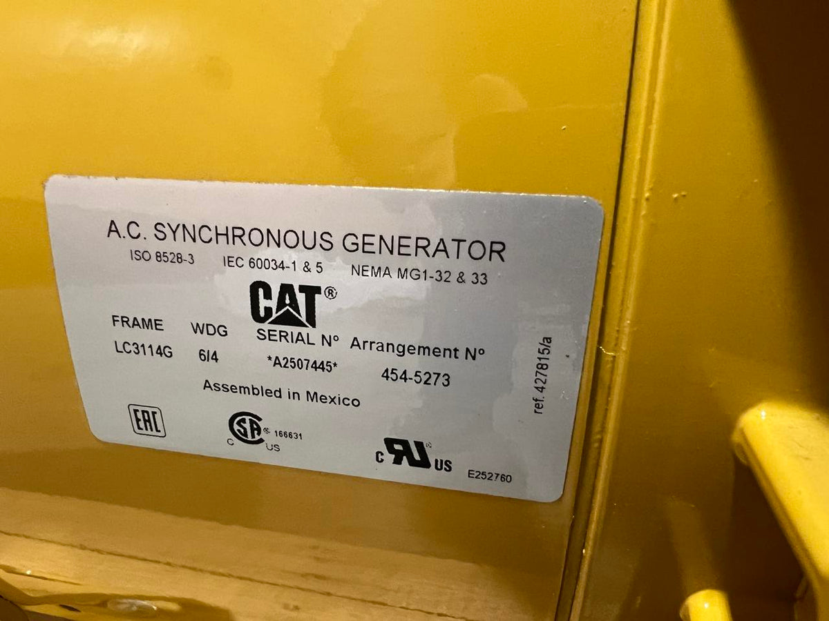 130 kW CAT New Surplus Generator End, 12 Wire Reconnectable DSLP1115