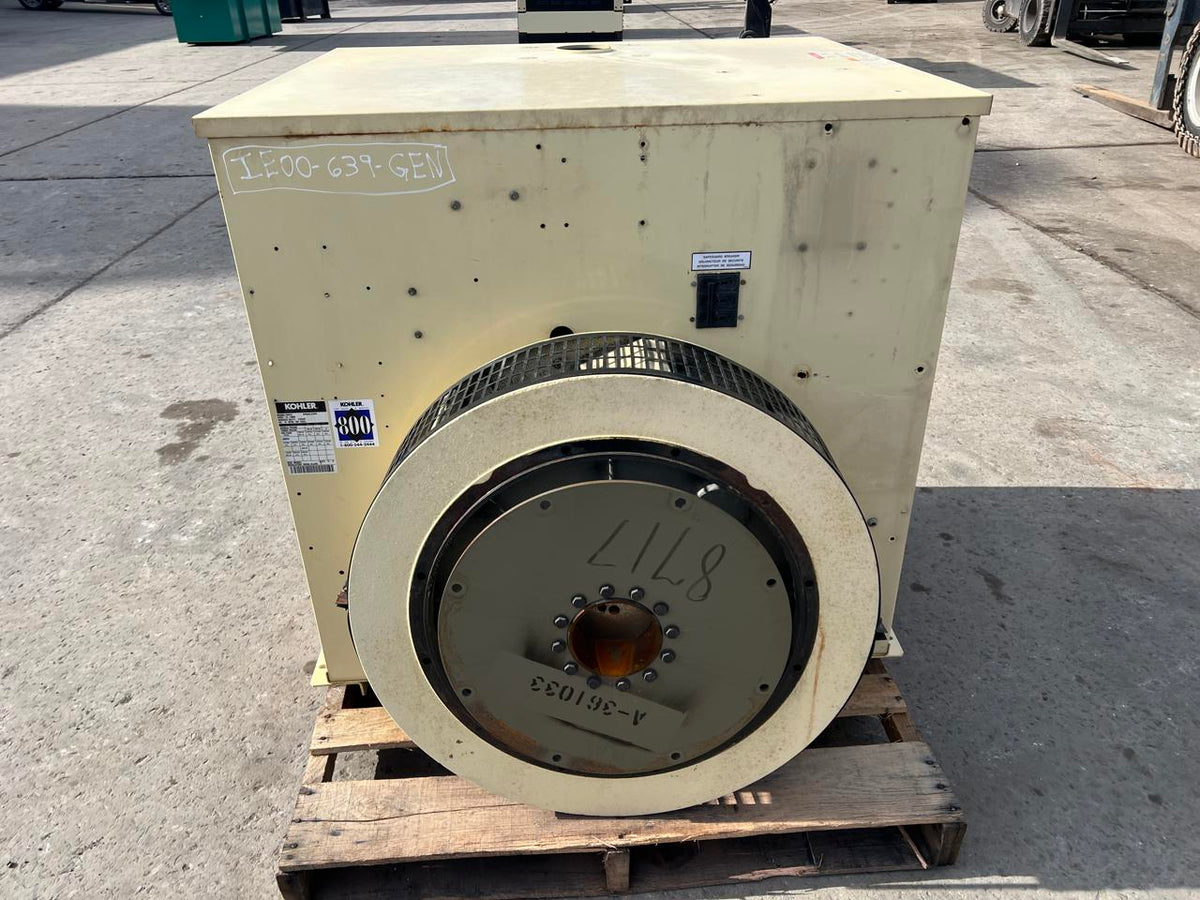 180 kW Kohler Gen End Taken Off 8.1 JD Engine, Load Tested 862 Hours