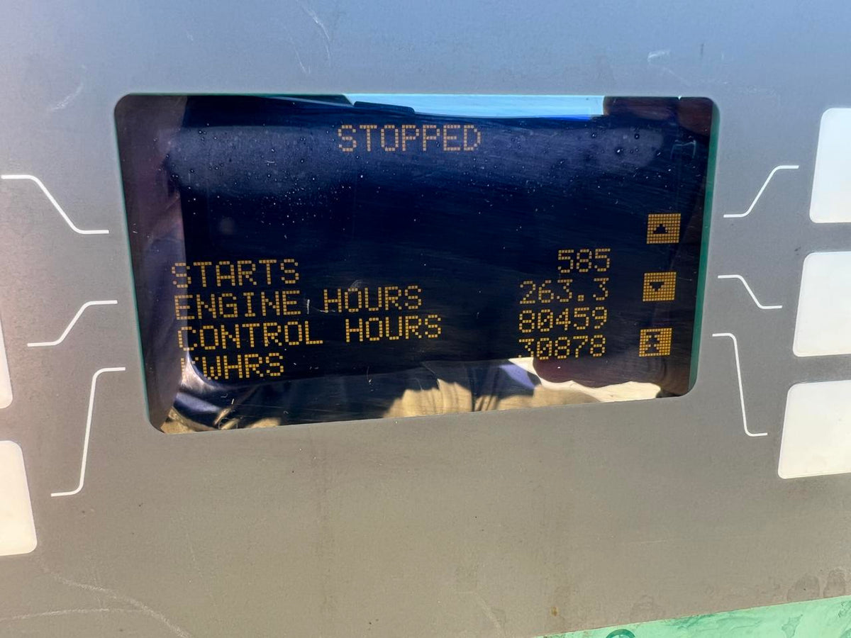 1000 kW Cummins/Onan Gen Set, QST30 Liter Cummins Engine, Year – 2015, 263 Hours, Open Skid, US EPA Tier 2 Pre Emission Engine, No After Treatment