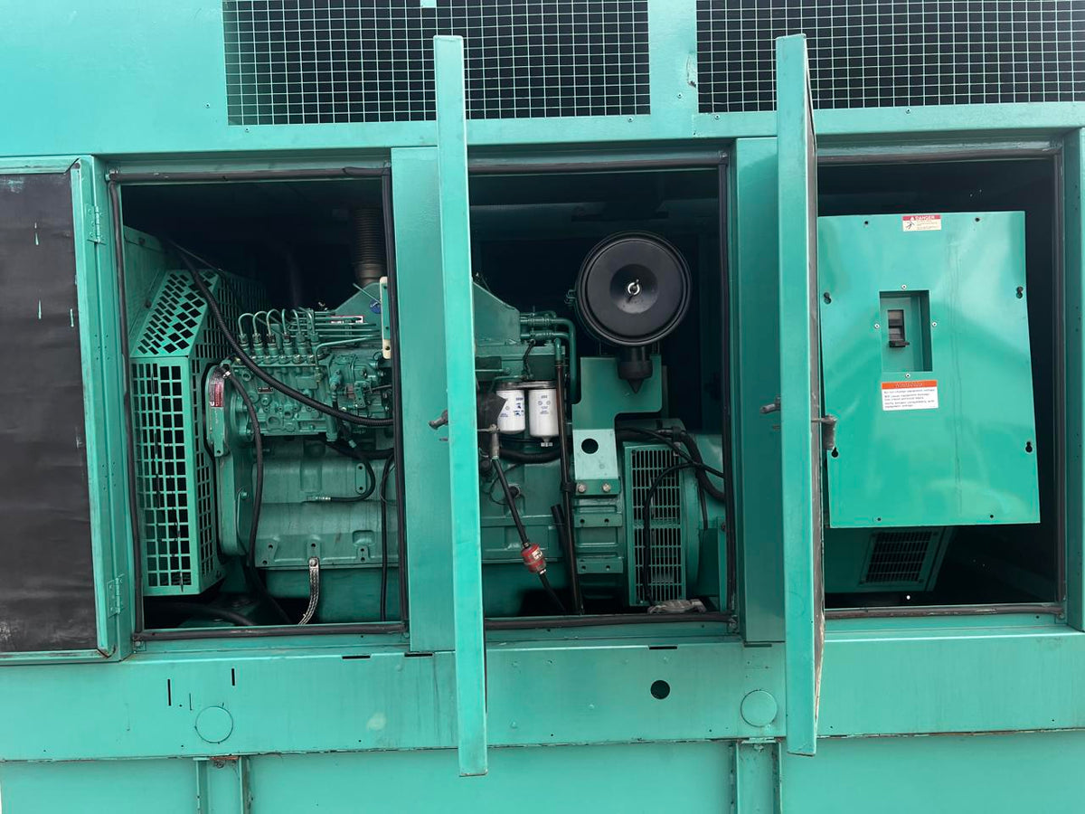 150 kW Cummins/Onan Gen Set, with Sound Attenuated Enclosure and Base Fuel Tank, 8.3 Liter Cummins Engine, Year – 2000, 1304 Hours