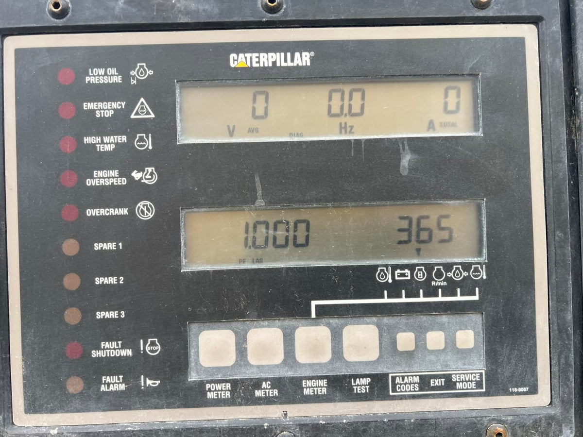 400 kW CAT 3456/C16 Engine GenSet, Year – 2004, Open Skid, 365 Hours