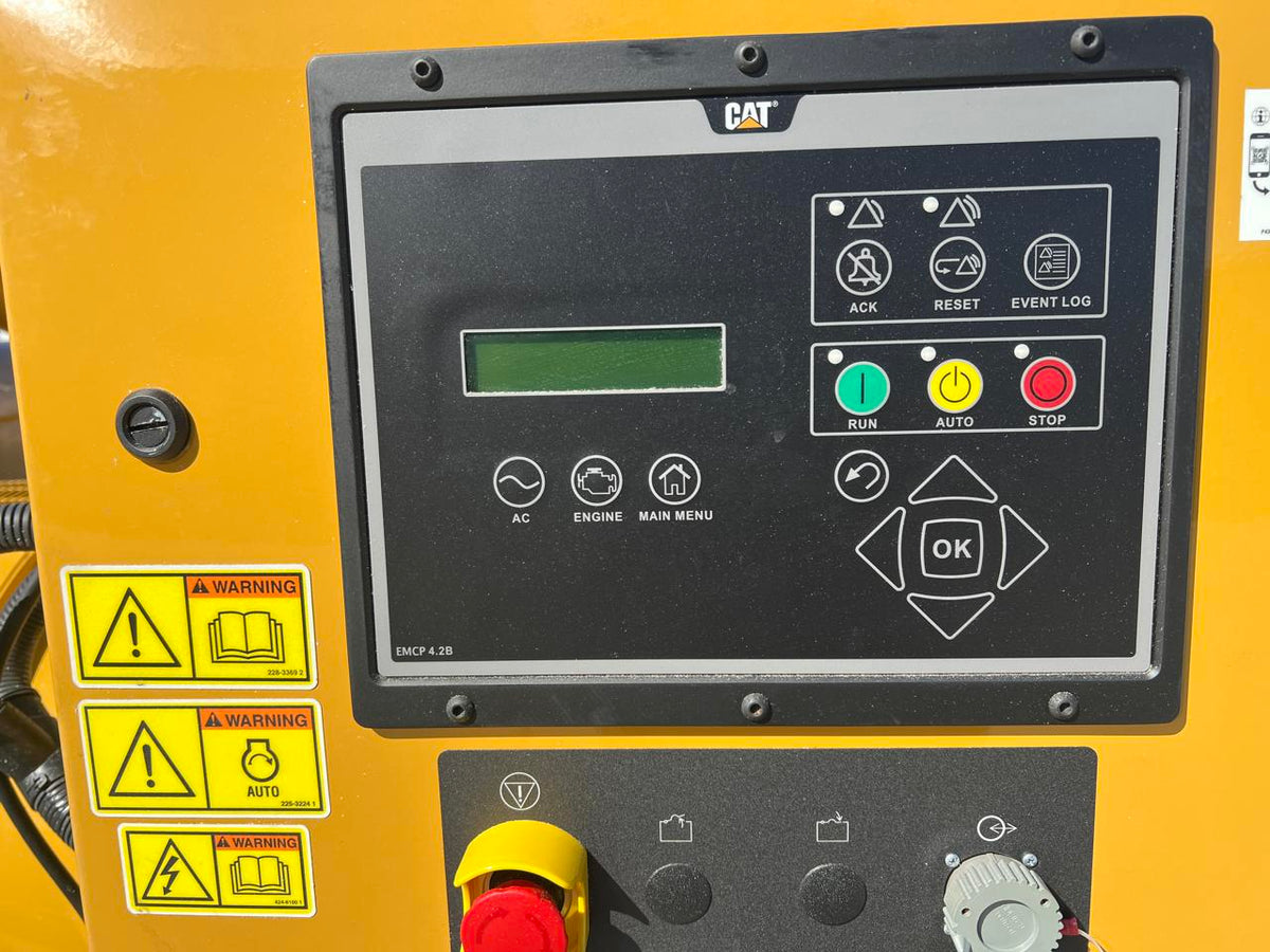 750 kW C18 CAT GenSet, with new factory warranty, Year – 2023, Open Skid