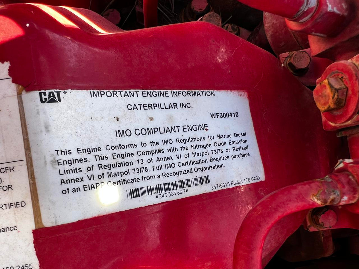 3512C Caterpillar Industrial Frack Spec Engine 2250 HP US EPA Tier 3 Pre Emissions Year 2014 DSLP1284