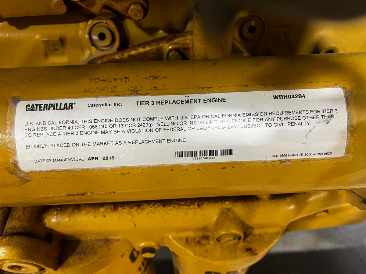 C18 CAT Industrial Engine 575630 HP US EPA Tier 3 Pre Emissions Engine DSLP1288