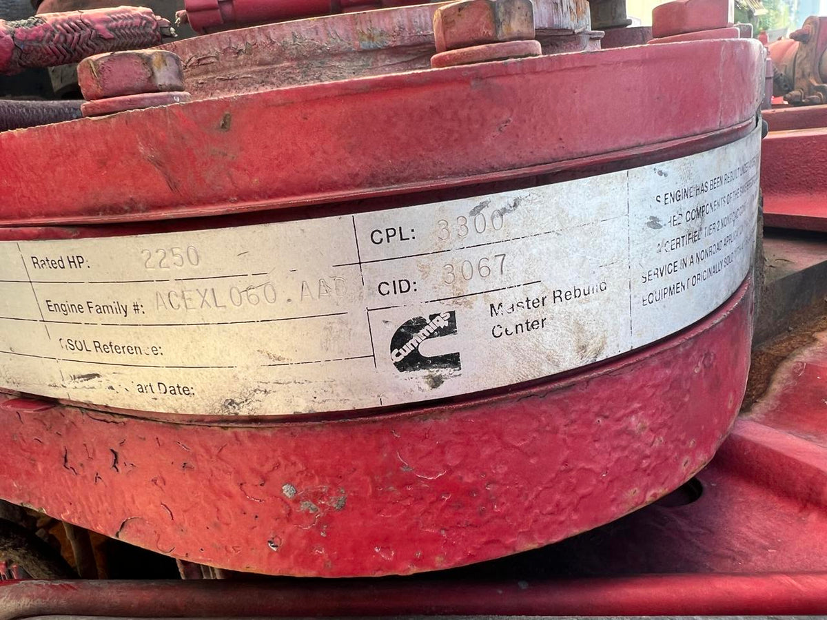 QSK 50 Cummins Industrial Fracking Engine US EPA Tier 3 Pre Emission Engine DSLP1304