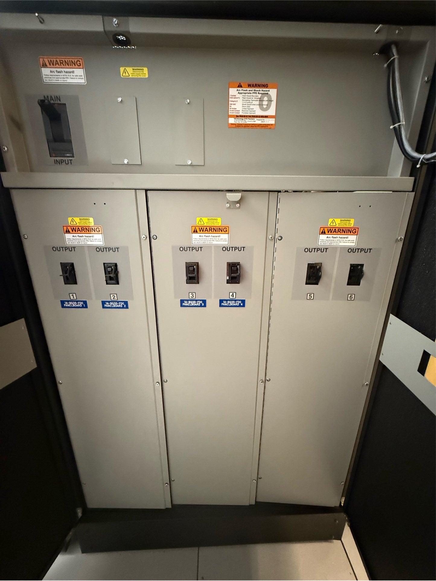 225KVA Liebert PPA225D 480V x 240V Step Down PDU Power Distribution (2008)