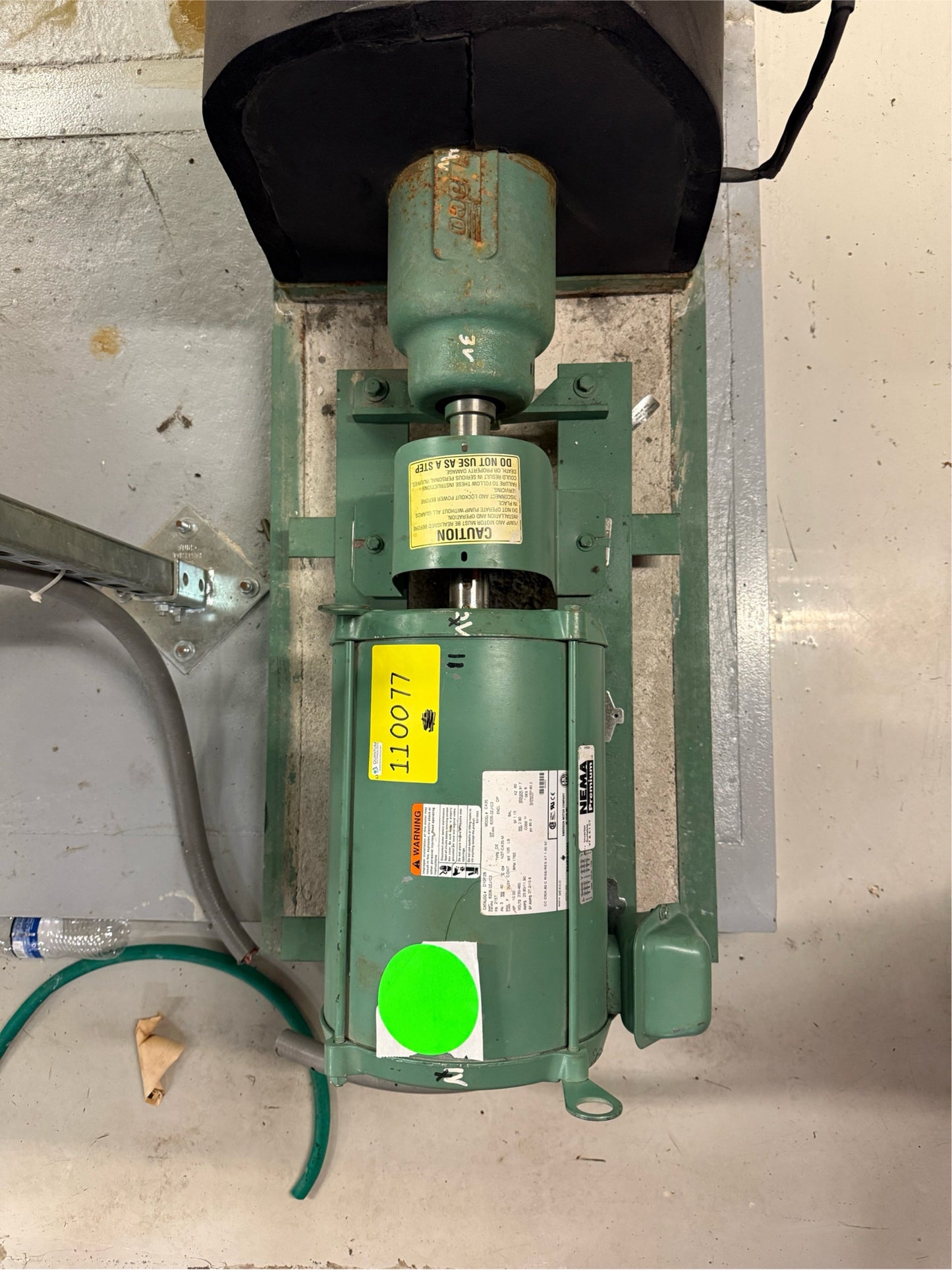 Emerson Model C635 10HP Motor & Pump 3ph 230/460V