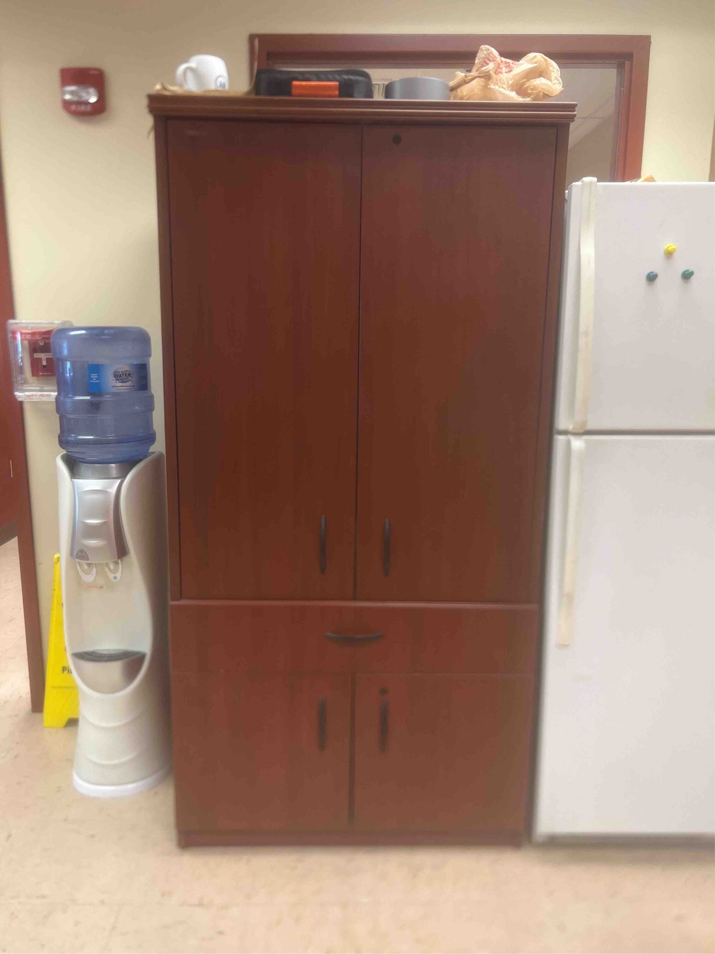 Tall Wooden Armoire Storage Cabinet 36x25x72(S6LLST5129)