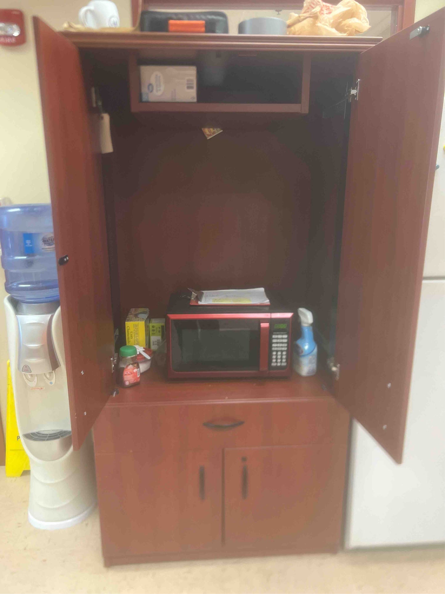 Tall Wooden Armoire Storage Cabinet 36x25x72(S6LLST5129)