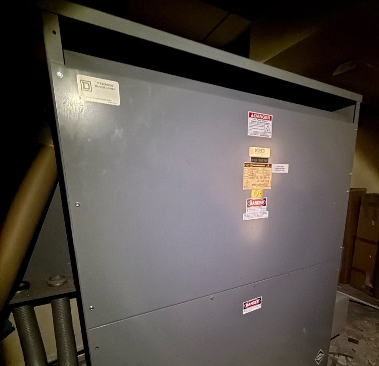 500KVA Square D Sorgel 3PH Dry Type Transformer 480v x 208/120v