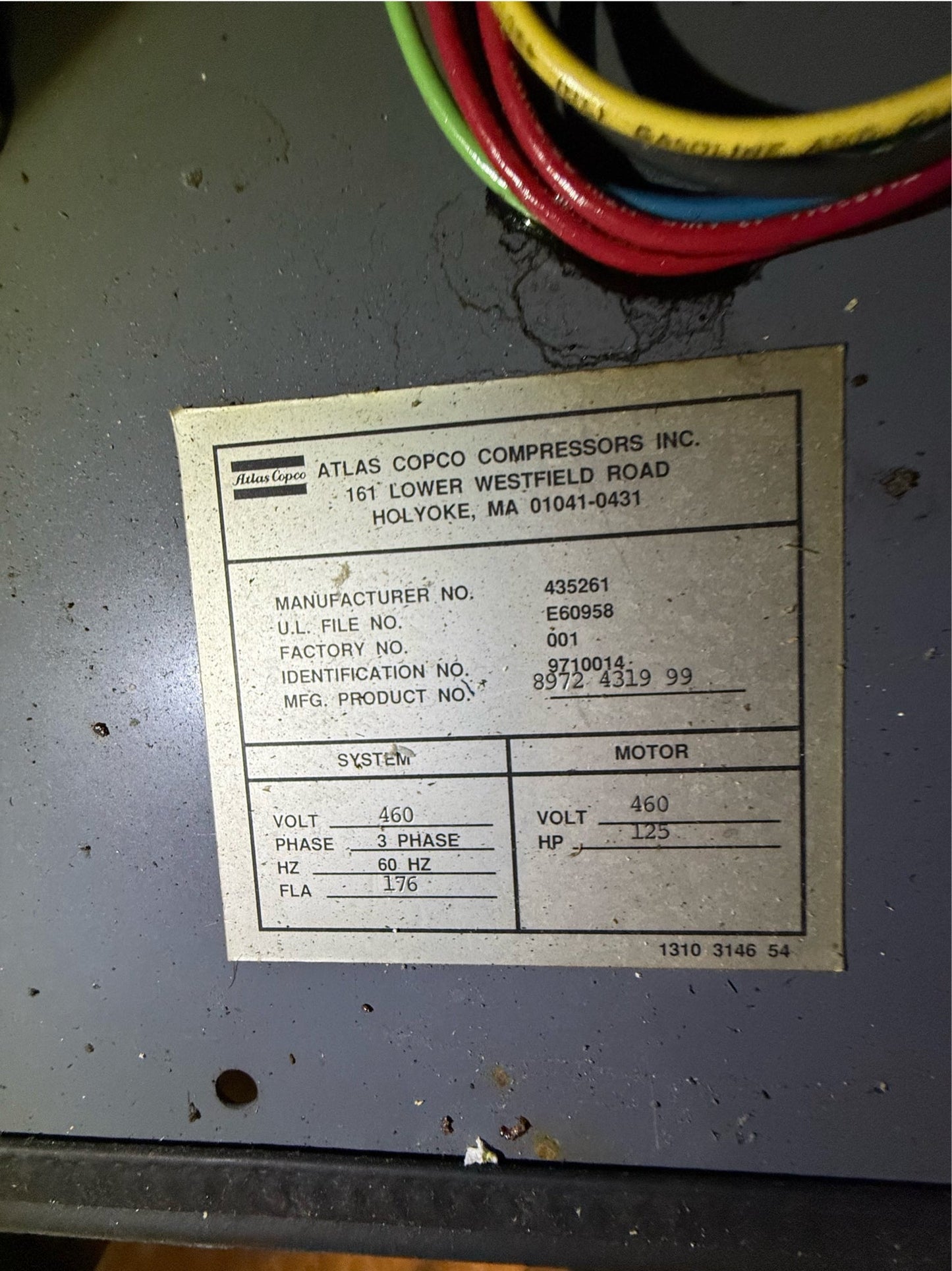 Atlas Copco ZR37 Oil-free Rotary Screw Air Compressor 3ph 460V (SKU: 110506)