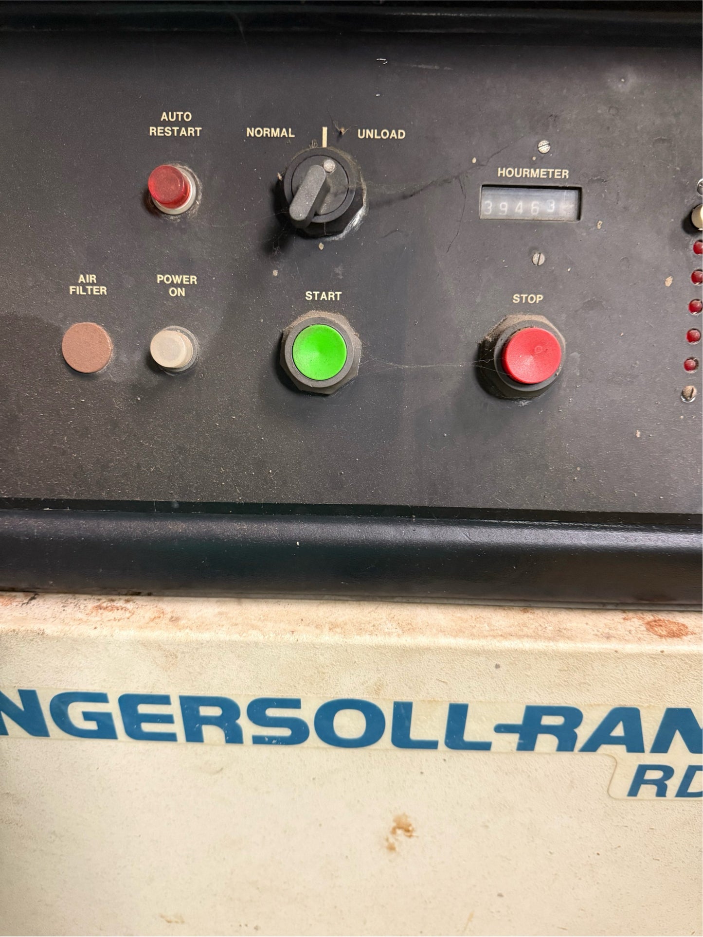 Ingersoll-Rand Air Compressor RDL 53hp 460V 60hz 3PH 39K Hrs