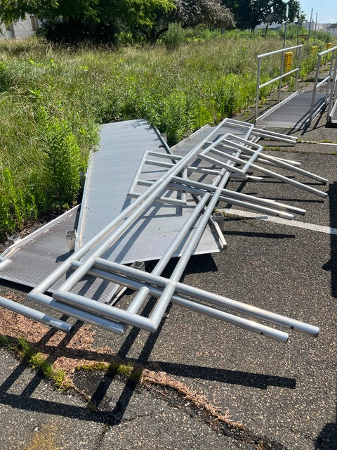 Cat Walk and Ramp Material Large Lot Steel / Aluminum
