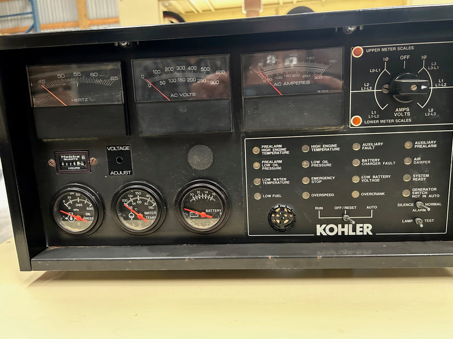 50KW KohlerGenerator 778 Hrs Natural Gas/LP 3PH 50RZ282 TESTED-17519