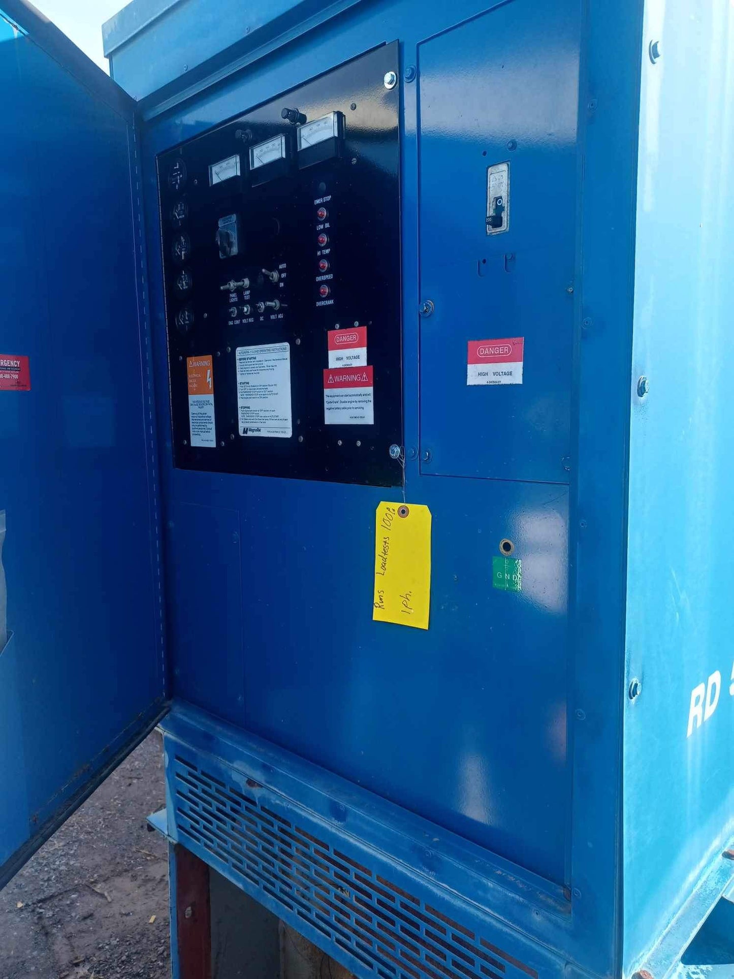 40KW Magnetek Perkins Diesel Generator RD500 TESTED-56088