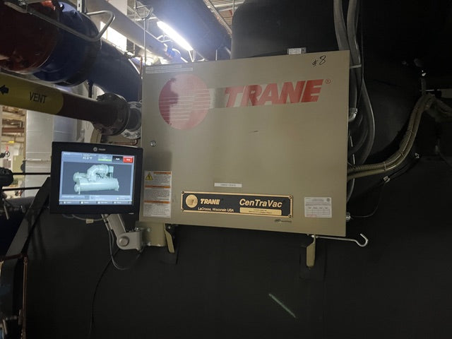 1200 Ton Trane Water Chillers CVHF1300 ’17 Good Working 15K/20K Hrs AUG Removal